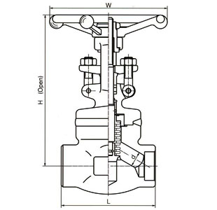Materials of Compact Forged  welded bonnet bellows seal globe valve.