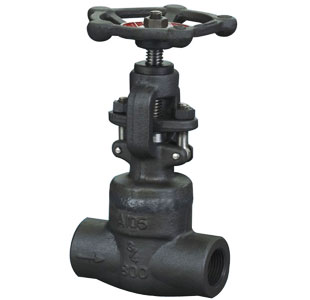 Compact Forged welded bonnet bellows seal globe valve.