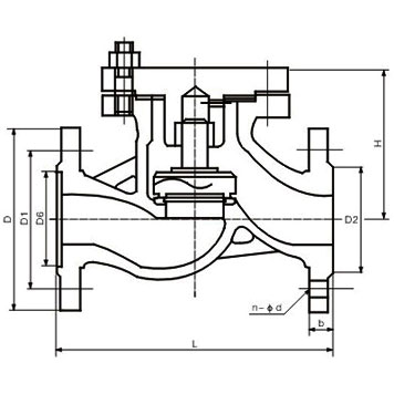 Dimensions and weights of H41Y GB China Standard Lift Check Valve