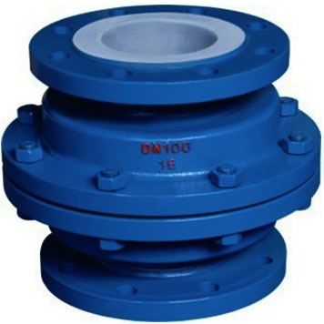 Pic 2 of H42FS PTFE / FEP / PFA Lined Ball Check Valve