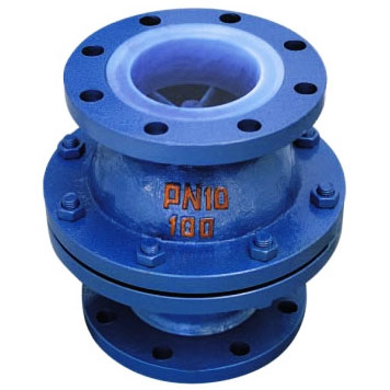 H42FS PTFE / FEP / PFA Lined Ball Check Valve