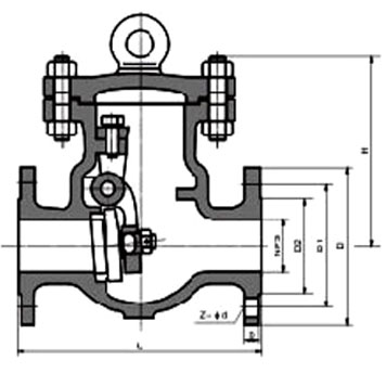 Class 150 Lb-Dimensions and Weights of Low Temperature & Cryogenic Check Valve