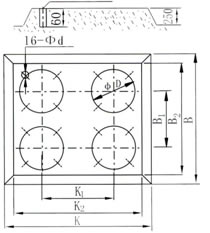 Basic figure for flexible joint drill swelling screw orifice Drawing