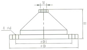 XBC TYPE DIESED ENGINE FIRE PUMP BASE MOUNTING DIMENSIONS Drawing