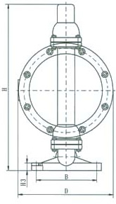 Engineering Plastic diaphragm pump diaphragm pump Drawing 1