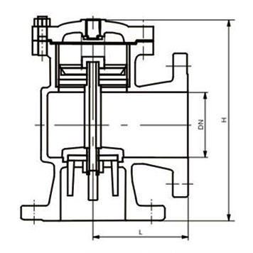 Dimensions of H142X Angle Altitude Control Valve