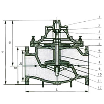 Dimensions of ZSFM Deluge Valves, Fire Protection