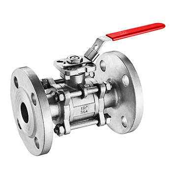 Pic of ANSI / ASME Pressure 300 Lbs-3 PC-Flanged Ends-Sandard Body-PTFE RTPFE PEEK PPL Seated with ISO Direct Mount Pad