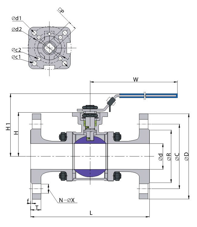 Materials and Sizes of JIS Pressure 10K-3 PC-Flanged Ends-Sandard Body-PTFE RTPFE PEEK PPL Seated