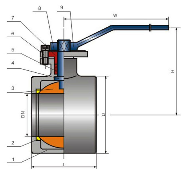 Materials of ANSI / ASME Pressure 150 / 300 Lbs-Wafer-Flange-PTFE RTPFE PEEK PPL Seated