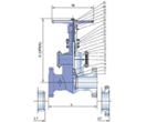 Cl 900, 1500 Lb Cast Steel Gate Valves