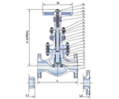 Cl 150, 300, 600 Lb Cast Steel Globe Valves