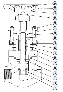 Materials of Forged Steel Gate Valves