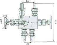 Structure of QF-05 Instrument Balance Valve pic 2 