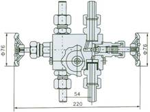 Structure of QFF3 3-Valve Manifold pic 2