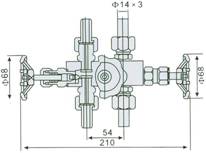 Structure of J23SA 3-Valve Manifold pic 2 