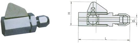 QY-2 Socket type ball valve diagram