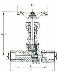 Structure of JJM8 Pressure Gauge Valve