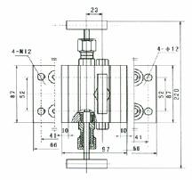 Structure of 1151T-type Three-Manifold Valve 