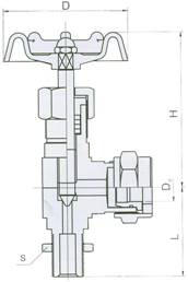 Structure of JX29W/H Whorl Fluid Meter Valve