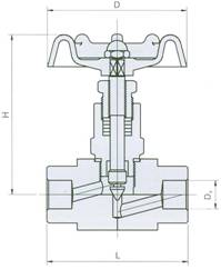 Structure of Union Bonnet Needle Valves pic 2
