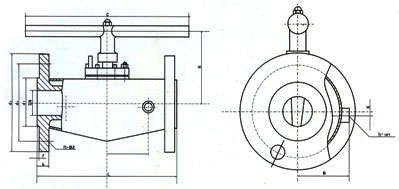 Dimensions of Steam Jacket Plug Valve