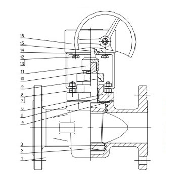 Materials of Non-Lubricated DIN 3002 F1 Weld Ends Plug Valve