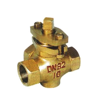 Copper X14W 3 Way Threaded Ends Plug Valve