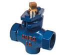 >Brass Trim Threded Plug Valve