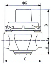 Branch pipe reducing valve Constructral Diagram