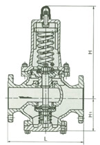 film-type reducing valve Constructral Diagram