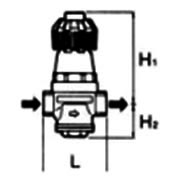 Dimensions of MIYAWAKI RE Series Y14H/F Bellows Pressure Reducing Valve (PRV)