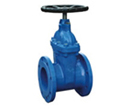 Non rising stem resilient seated gate valves