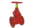 Special fire signal resilient seated gate valves