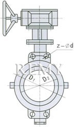  D71/371F46/F3-10/10C/10P    ANSI:125Lb /150Lb 外形尺寸图1