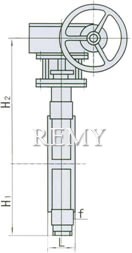  D71/371F46/F3-10/10C/10P    ANSI:125Lb /150Lb 外形尺寸图2