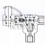 QF-T1H型天然气气瓶阀 结构图