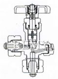 QF-T51型天然气气瓶阀 结构图
