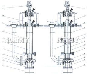 SFY型立式液下泵 总装图