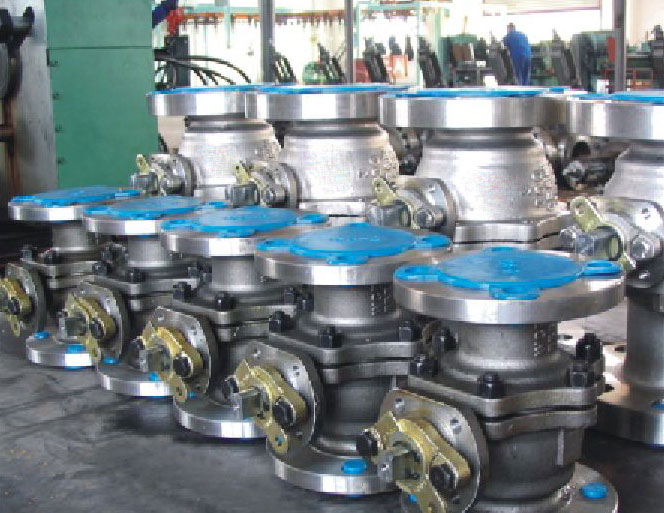 Stock of 2PC Floating Ball Valve