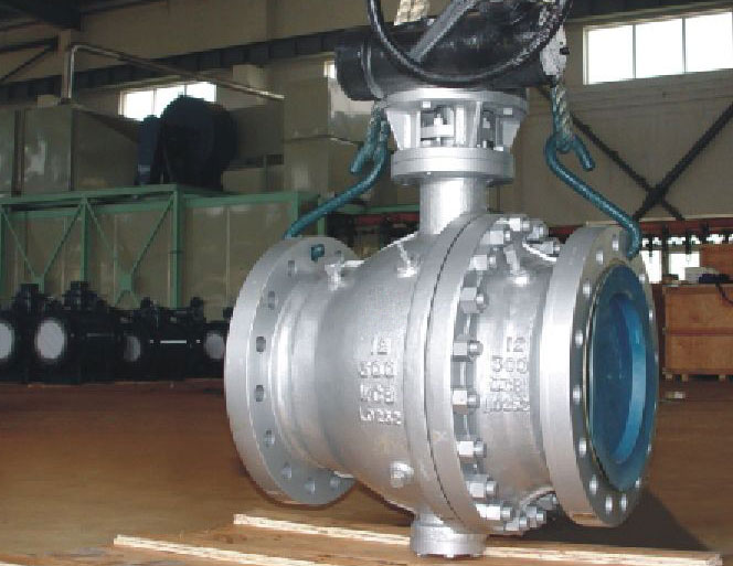 Stock of 2PC Trunnion Mounted Ball Valve