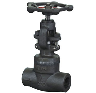 Compact Forged  welded bonnet bellows seal globe valve.