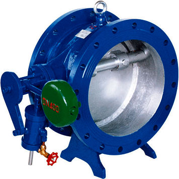 Tilting Disc Check Valve with Counterbalance (Counterweight) Arm & Cylinder