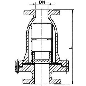 Dimensions of H41X Silent Check Valve