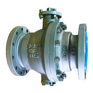 Pic of Cast Steel &  Stainless Steel Trunnion Mounted Ball Valves.