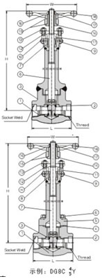 Materials of Forged Cryogenic Gate Valves