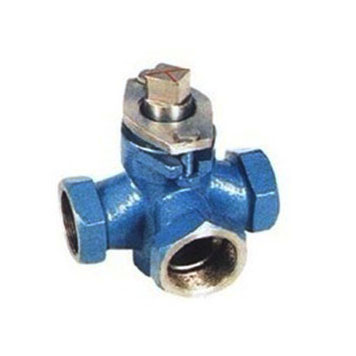 Stainless Steel X14W 3 Way Threaded Ends Plug Valve