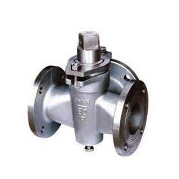 Stainless Steel X44W 3 Way Flanged Ends Plug Valve