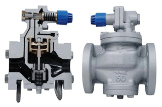Stucture of Flanged RP-6 Series Steam Pressure Reducing Valve (PRV)