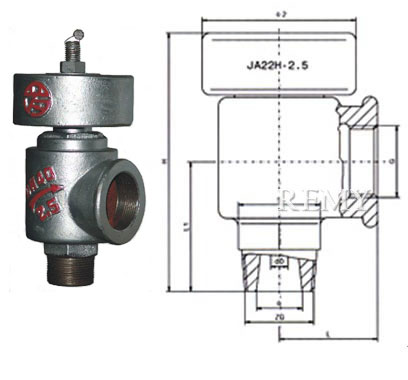 JA22H静重式安全阀